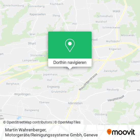Martin Wahrenberger, Motorgeräte / Reinigungssysteme Gmbh Karte