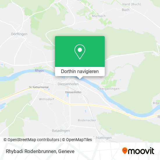 Rhybadi Rodenbrunnen Karte