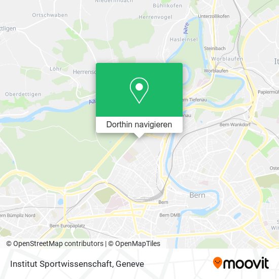 Institut Sportwissenschaft Karte