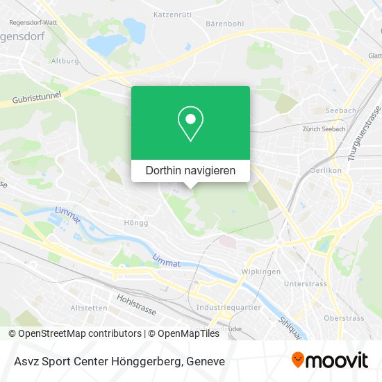 Asvz Sport Center Hönggerberg Karte