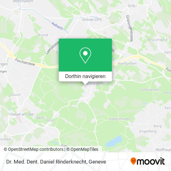Dr. Med. Dent. Daniel Rinderknecht Karte