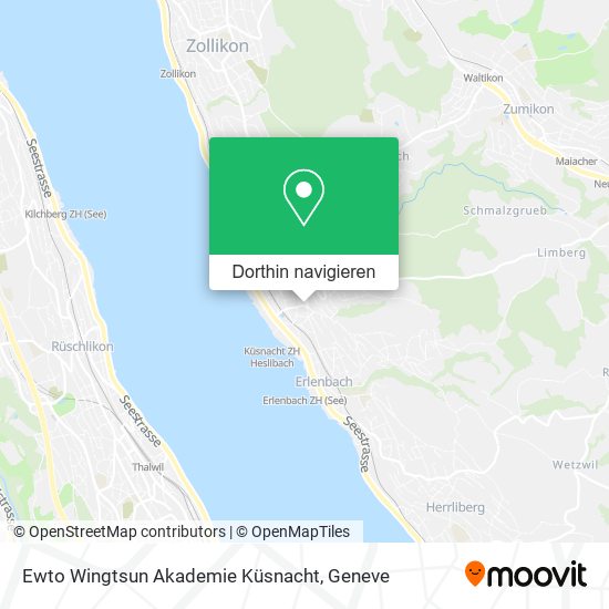 Ewto Wingtsun Akademie Küsnacht Karte