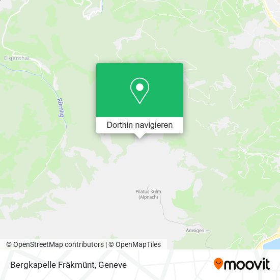 Bergkapelle Fräkmünt Karte