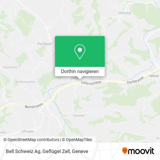 Bell Schweiz Ag, Geflügel Zell Karte