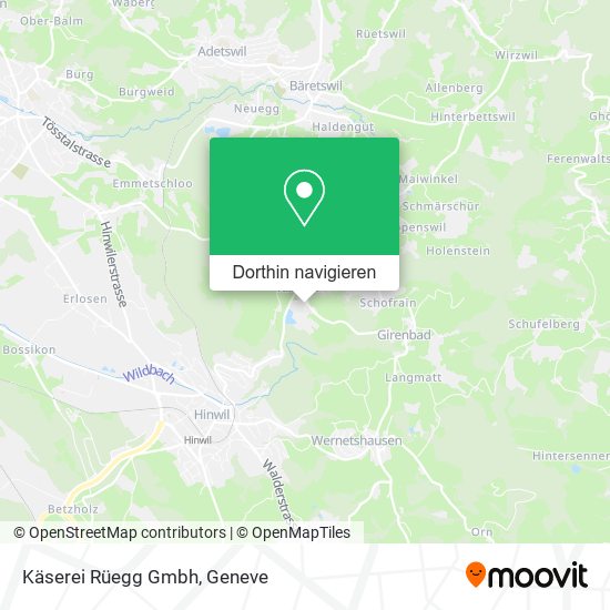 Käserei Rüegg Gmbh Karte