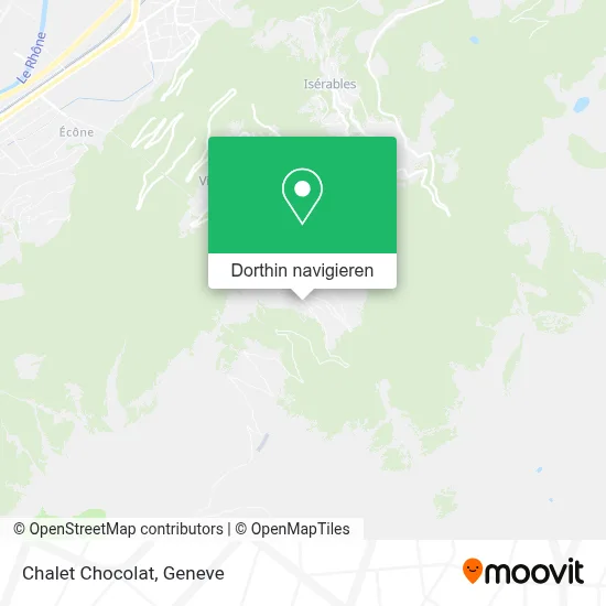 Chalet Chocolat Karte
