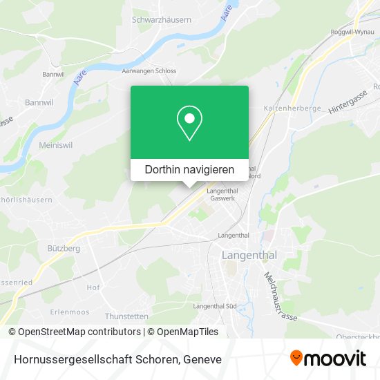 Hornussergesellschaft Schoren Karte