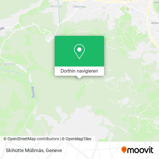 Skihütte Mülimäs Karte