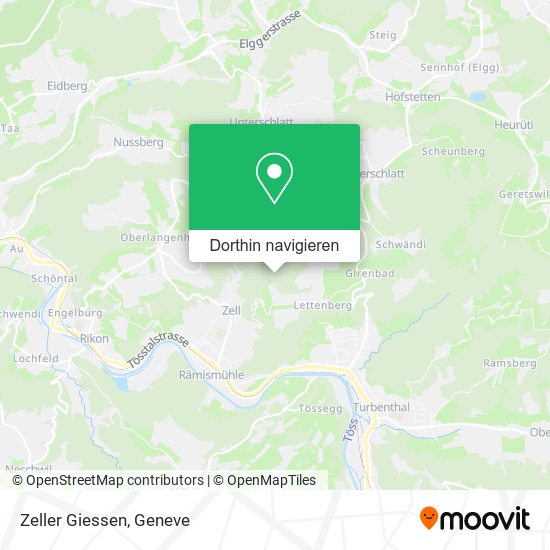 Zeller Giessen Karte