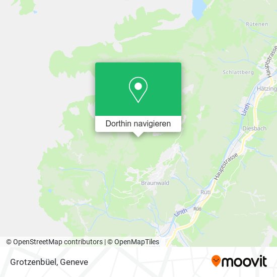 Grotzenbüel Karte