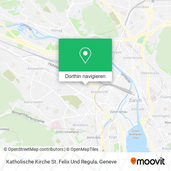 Katholische Kirche St. Felix Und Regula Karte