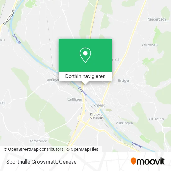 Sporthalle Grossmatt Karte