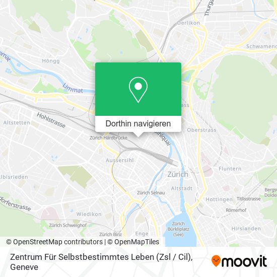 Zentrum Für Selbstbestimmtes Leben (Zsl / Cil) Karte