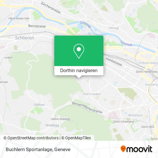 Buchlern Sportanlage Karte