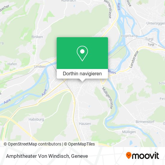 Amphitheater Von Windisch Karte