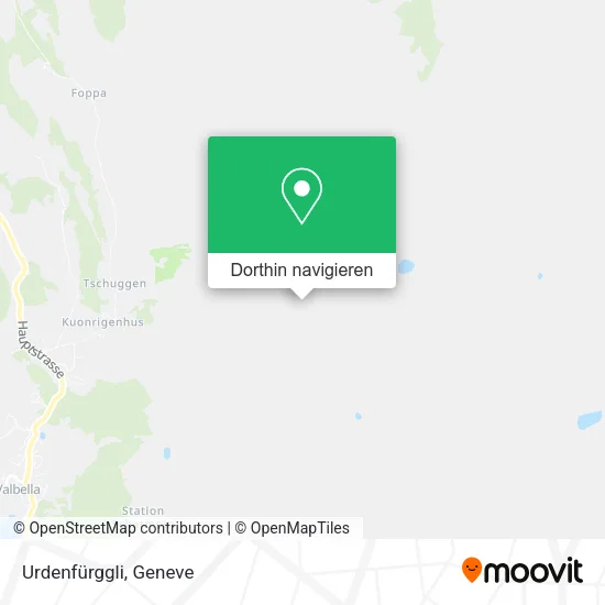 Urdenfürggli Karte