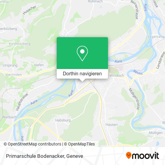Primarschule Bodenacker Karte