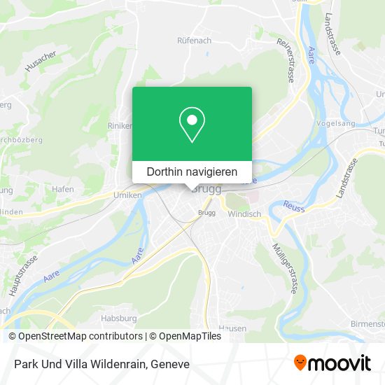 Park Und Villa Wildenrain Karte