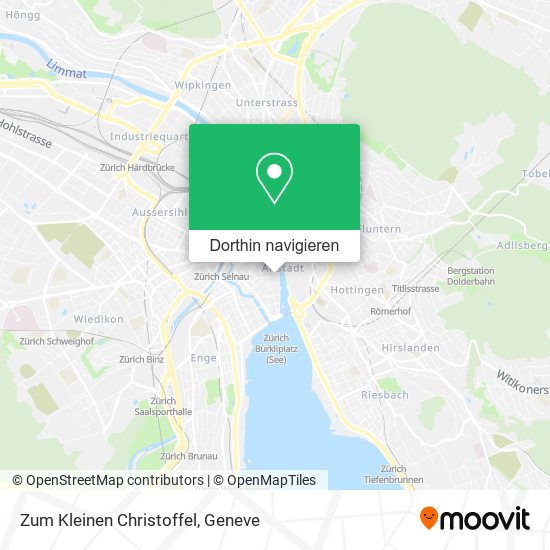 Zum Kleinen Christoffel Karte