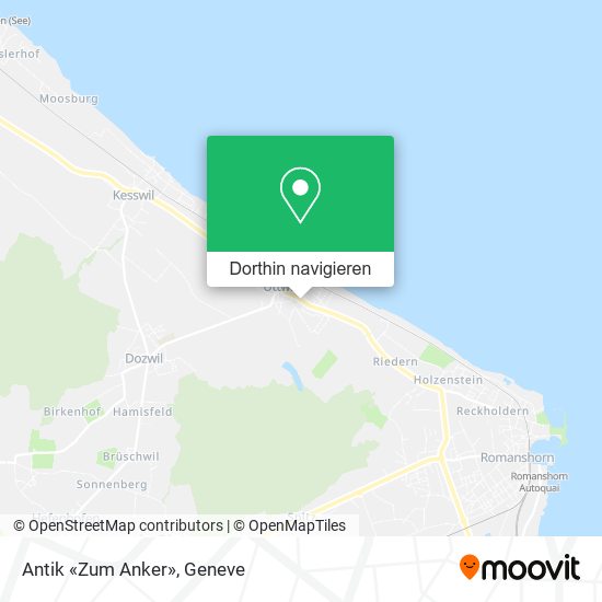 Antik «Zum Anker» Karte