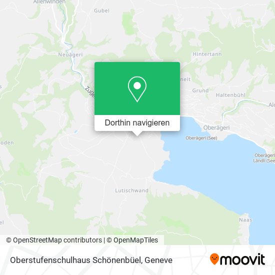 Oberstufenschulhaus Schönenbüel Karte