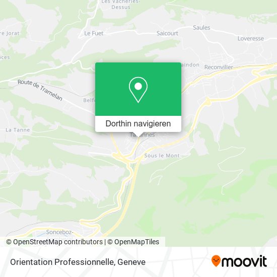 Orientation Professionnelle Karte