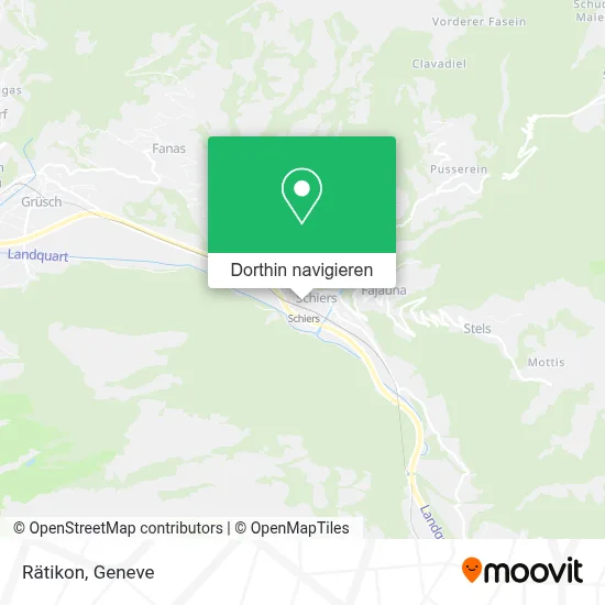 Rätikon Karte