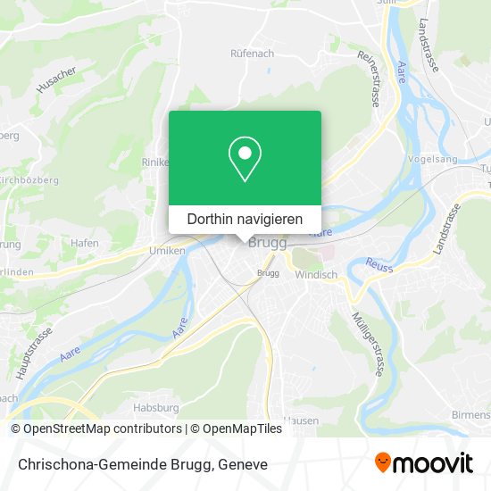 Chrischona-Gemeinde Brugg Karte
