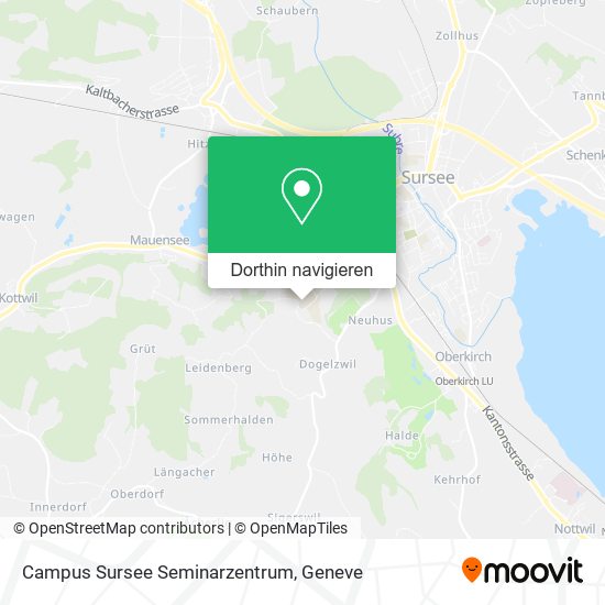 Campus Sursee Seminarzentrum Karte