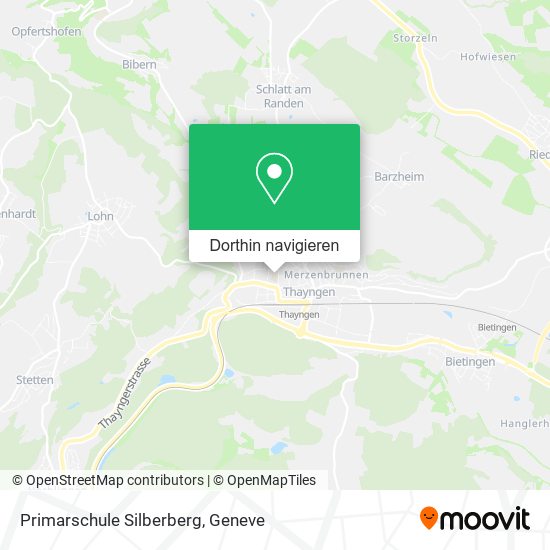 Primarschule Silberberg Karte