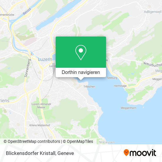 Blickensdorfer Kristall Karte