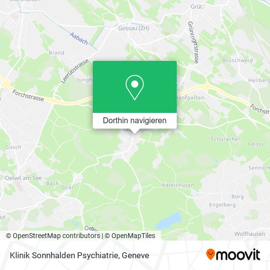 Klinik Sonnhalden Psychiatrie Karte