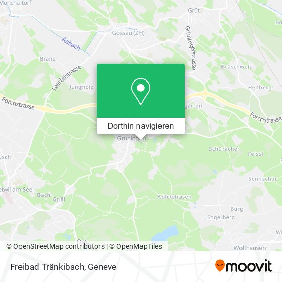 Freibad Tränkibach Karte