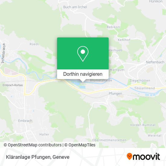 Kläranlage Pfungen Karte