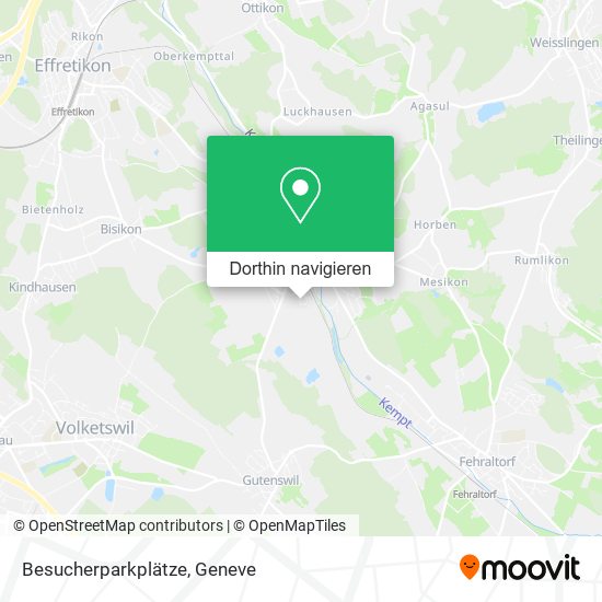 Besucherparkplätze Karte