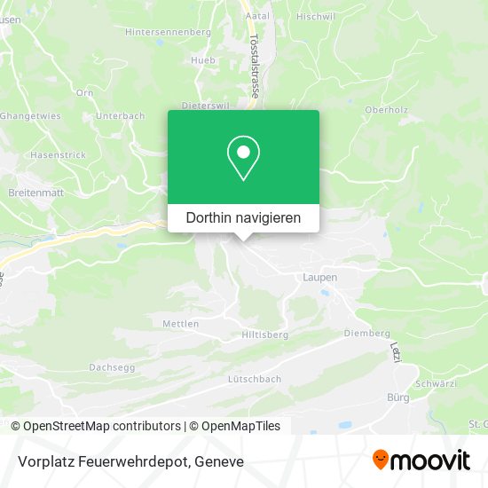 Vorplatz Feuerwehrdepot Karte