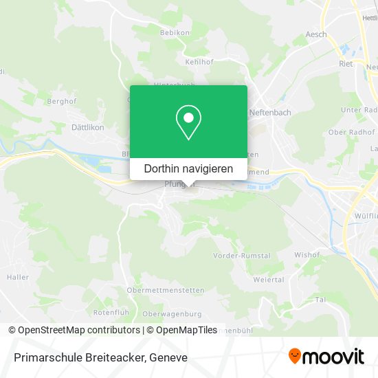 Primarschule Breiteacker Karte