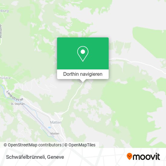 Schwäfelbrünneli Karte