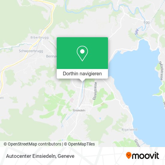 Autocenter Einsiedeln Karte