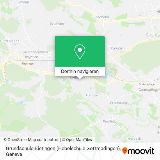 Grundschule Bietingen (Hebelschule Gottmadingen) Karte