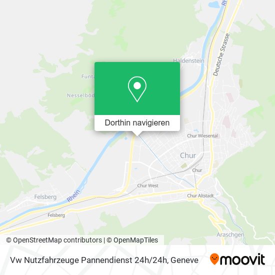 Vw Nutzfahrzeuge Pannendienst 24h / 24h Karte