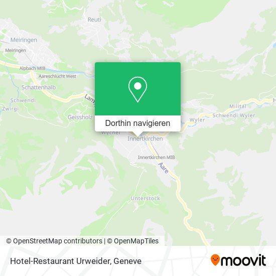 Hotel-Restaurant Urweider Karte