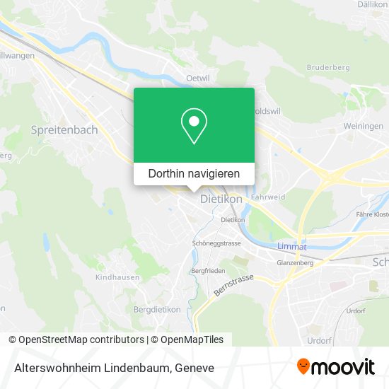 Alterswohnheim Lindenbaum Karte