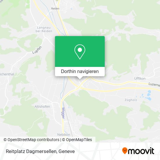 Reitplatz Dagmersellen Karte