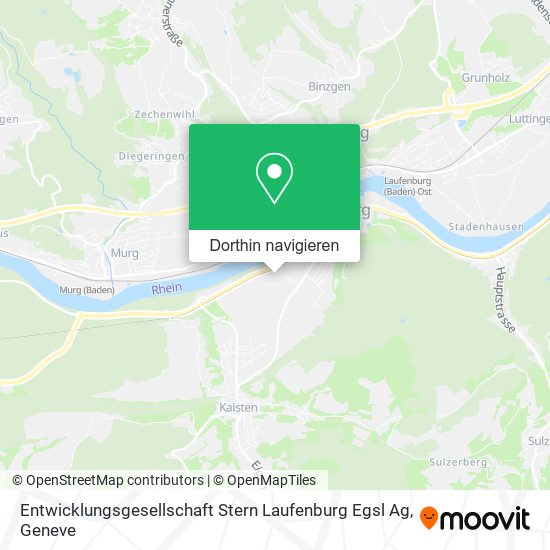 Entwicklungsgesellschaft Stern Laufenburg Egsl Ag Karte