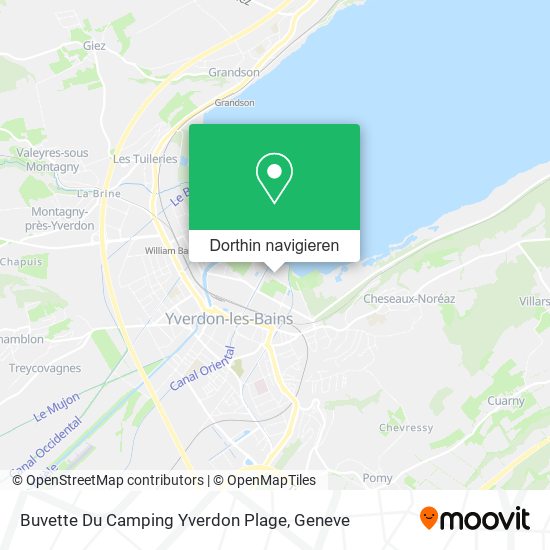 Buvette Du Camping Yverdon Plage Karte