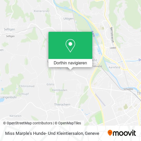 Miss Marple's Hunde- Und Kleintiersalon Karte