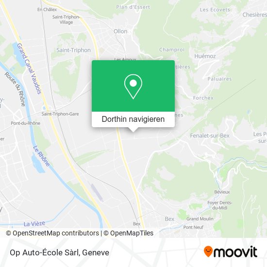 Op Auto-École Sàrl Karte