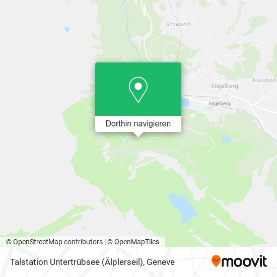 Talstation Untertrübsee (Älplerseil) Karte