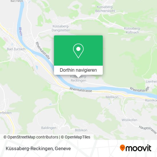 Küssaberg-Reckingen Karte